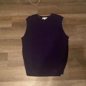 Navy Blue Knit Vest